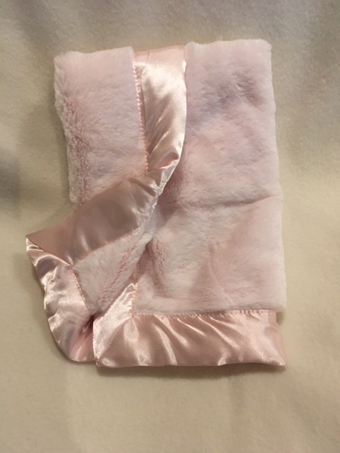 Small Silky Soft Pink Blankie 197002
